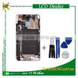 Black or White LCD For Samsung Galaxy Note 3 Mini N7505 N750 Touch Screen Digitizer Frame Assembly