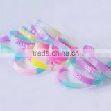 Custom Funny Diy Debossed Embossed Silicone Wristband, Cool Tie Dye Egypt Silicone Bracelet Wristband Wholesale thumbnail-5