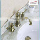 China 3-Hole Oil Rubbed Brass Wash Basin Faucet thumbnail-2