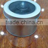 White Round Watch Tin Can,window Tin Box,china Metal Box Fabrication