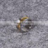 China Wholesale Silver Gold Stainless Steel Perfect Quality Jewelry New Fashion Ring for Men thumbnail-3