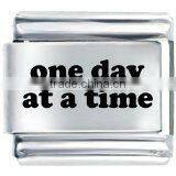 Christmas Gifts 9mm Stainless Steel Italian Charms With Laser Design thumbnail-1