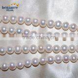 Nice luster freshwater pearl loose beads, grade AA+size 9mm elegant decoration pearl strand