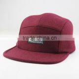 Fashion Design Cheap 5 Colors Custom Flat Brim 5 Panel Cotton Twill Cap thumbnail-3