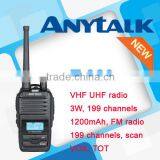ANYTALK T-320 3W Mini VHF UHF Two Way Radio