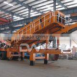 tire mobile vibrating screen plant for mobile crushing plant