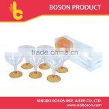 6pc150ml Folding Plastic Goblet thumbnail-1