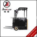 High Quality CE/ISO Approved1T Three Wheel Electric Stacker Stand Drive JEAKUE FBS10 thumbnail-1