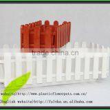 Colourful Rectangular Plastic Garden Fence Flower Pots Wholesale thumbnail-2
