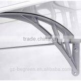 Glass Aluminum Metal Retractable Front Door Canopies With Polycarbonate Roof Sheet thumbnail-3