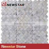 Newstar Chinese White Marble Natural Marble Bathroom Wall Tile Prices Mosaic thumbnail-4