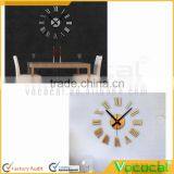 Modern DIY Art 3D Metal Roman Numeral Wall Clock for Home Office Decoration thumbnail-3