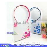 RGKNSE Dual-use Hand Held USB Battery Mini No Leaves Fan Air Conditioning Fan thumbnail-2