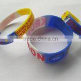 Printed Silicone Wristband With Color Filled for Promotional Gift thumbnail-3