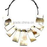 High Quality Best Selling Buffalo Horn Yellow Modern Necklace From Vietnam thumbnail-1