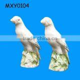 Antique Little Bisque Birds Ceramic Bisque Ornaments thumbnail-1