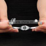 2017 Stock Gold/rose Gold Stainless Steel Open Bangle Bracelet Cuff Love Bracelet thumbnail-6