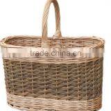 Willow Material Cheap Hand Woven Wire Kitchen Hamper Basket thumbnail-2