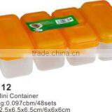 Plastic Mini Storage Box Set and Snack Container thumbnail-3