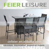 T6153CH Wicker Woven Portable Dining Set thumbnail-1