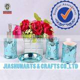 Ceramic Bathroom Designs Luxury Plating Ceramic Bathroom Accessories thumbnail-1
