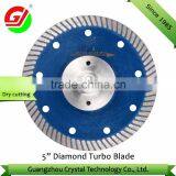 Stone Cutting Blade With Protection Teeth 5" Diamond Circular Saw Blade thumbnail-1