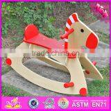 2016 New Design Baby Funny Toy Wooden Rocking Horses for Sale W16D088 thumbnail-4