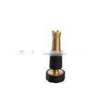 Brass Garden Water Nozzle With 3",3.5",4" Adjustable Spray Straight Water Jet to Hollow Spray thumbnail-1