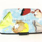 PU Leather Aluminum Wallet Business Card Holder, Credit Card Holder RFID Blocking thumbnail-3