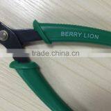 BERRYLION Tool Mini Type 5'' Wire Flush Cutting Pliers With Plastic Handle thumbnail-3