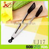 Black 12 Inch Non-slip Food Service Tongs Bread Tongs Wholesale thumbnail-1