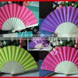 Spanish Fabric Wood Fan thumbnail-1