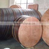 Round Wooden Folding Table With PVC Edge For Sale thumbnail-3