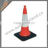 75cm PE Traffic Cone; Red and White Traffic Cone thumbnail-1