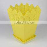 Window Colourful Square Plastic Pot thumbnail-3