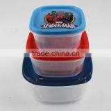 Plastic Mini 3pcs Lunch Box Set thumbnail-4