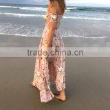 Gorgeous Off-The-Shoulder Boho Boheme Goddness Maxi Dress Vintage Blooms Musk Dresses Bohemian Clothing 2016 HSD5709 thumbnail-2