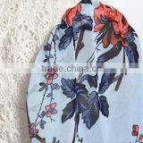 Newest Styles Women's Long Sleeve Peplum Models of Blouse in Chiffon thumbnail-4