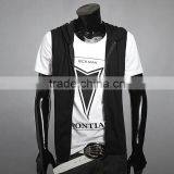 Blank Waistcoat Zipper Hoodies Sports Sweatshirt Plain Cotton Gray Black 2 Colors thumbnail-4