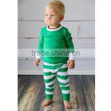 Christmas Pajamas Stripe Pajamas Organic Cotton Pajamas Baby Boy Christmas Clothes thumbnail-3