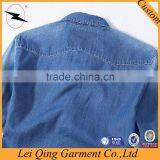 Blue Fashion Men Colored Denim Shirts thumbnail-4