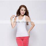 2015 Fashion Cheap 100% Cotton Womens Sleeveless Knitwear Camisole thumbnail-2