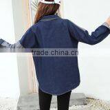 Zm35755a Korean Summer Long Sleeve Blouse Fashion Women Tops thumbnail-2