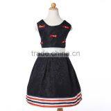 L98#hot Selling Children Frocks Baby Girls Dresses Party Wear Dress With Little Bowknot thumbnail-4