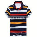 Simple Colorful Striped Design Polo Shirt for Men thumbnail-2