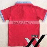 Lovely Short Sleeve Pique Kids' Polo Shirts Cotton/ Spandex High Quality Children' Clothing Boy T-shirt thumbnail-4