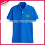 Manufacturer Wholesale Polo Customised Rubber Print Fashion Double Collar T-shirt thumbnail-1