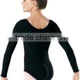 DL7446 Long Sleeve Cotton Leotard Ballet Dancewear thumbnail-1