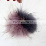Myfur Cheap Real Fur Pom Genuine Fur Ball Cute Raccoon Fur Pom Poms thumbnail-2