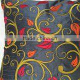 Decorative Pillow Cover, Grey Accent Pillow, Grey Couch Pillow, Throw Pillow, Floral Cushion Cover thumbnail-3